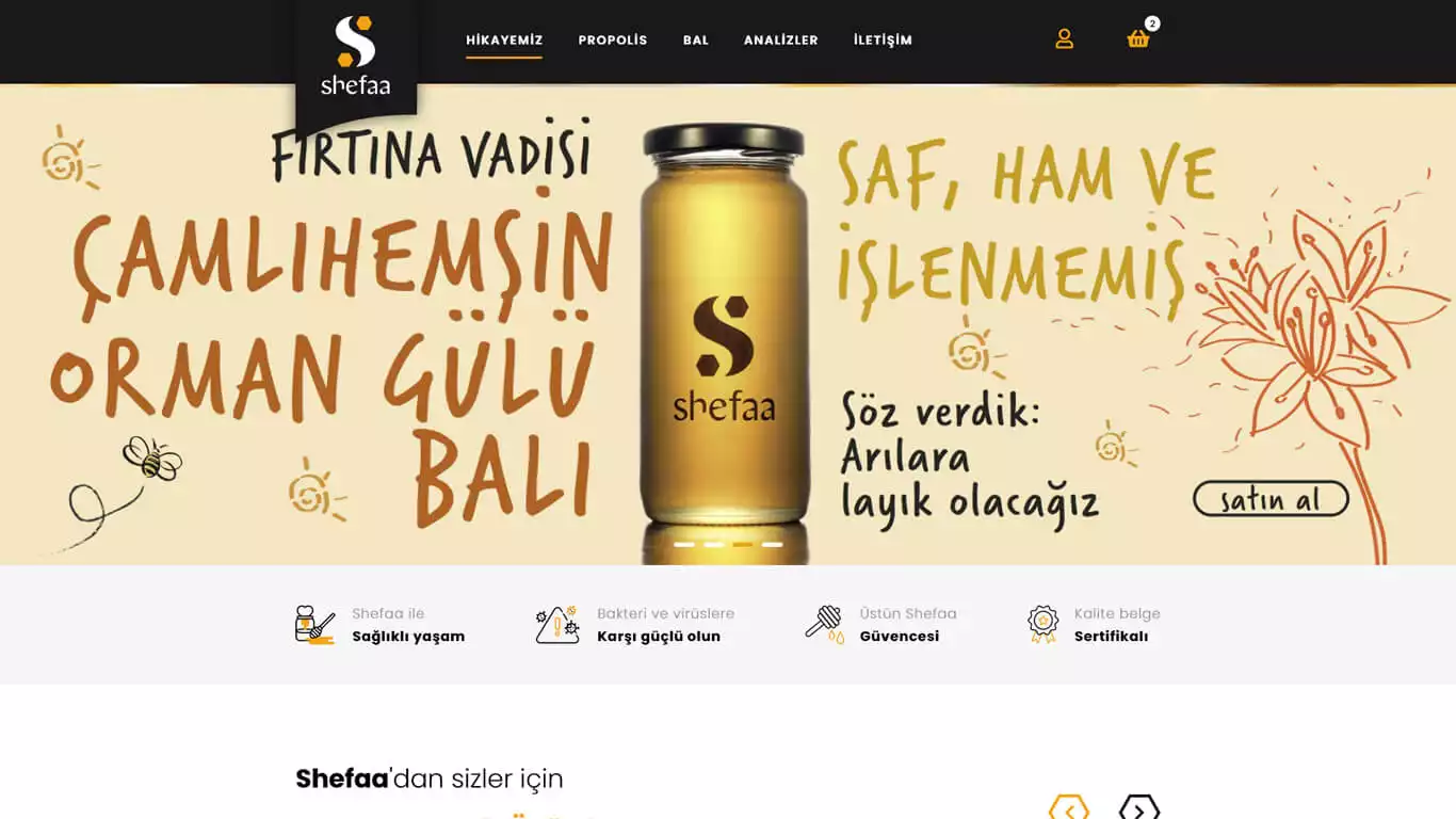 shefaa - Bal - Arayüz