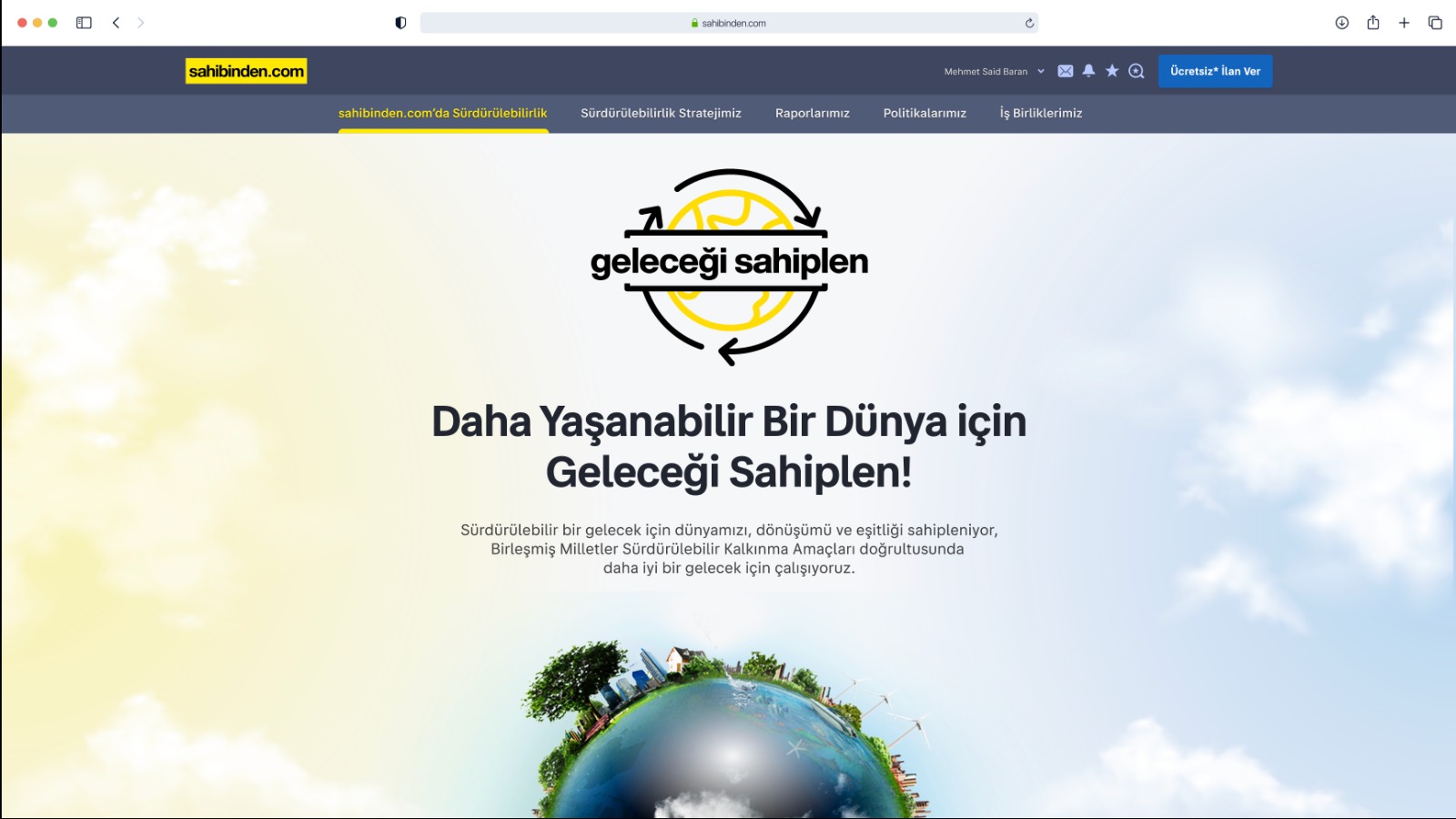 Sahibinden.com/Sürdürülebilirlik